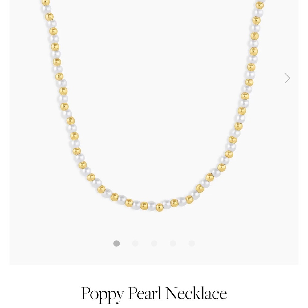 Gorjana Poppy Pearl Necklace